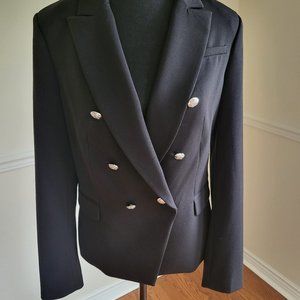 Melanie Lyne Black Blazer, Size 4